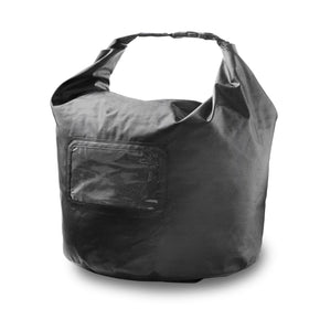 Weber fuel storage bag with label window storing pellets for easy grilling