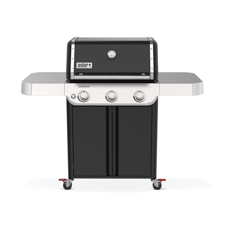 Weber Genesis E-315 PureBlu burners provide consistent heat across the grill
