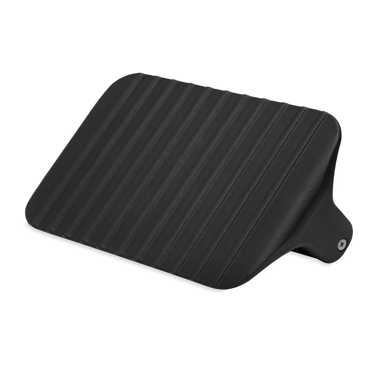 Weber Griddle Press delivers even browning on burgers for juicy results.