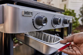 Weber Griddle Starter is dishwasher safe for quick cleanup after grilling