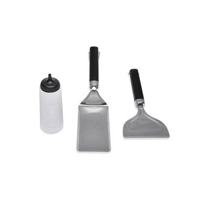 Weber Griddle Starter spatula in stainless steel ideal for flipping pancakes
