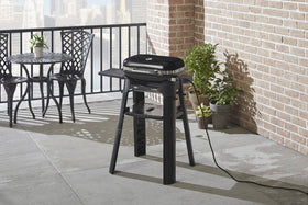 Durable fade-resistant materials ensure lasting color on the Weber Lumin Compact Stand.