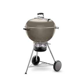 Weber Master-Touch 22-inch grill lid holder keeps lid within reach during grilling