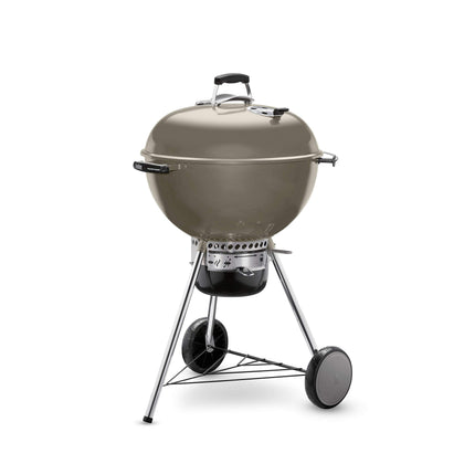 Weber Master-Touch 22-inch grill lid holder keeps lid within reach during grilling