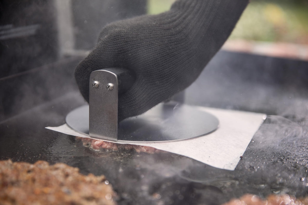 Weber patty paper helps release burgers cleanly