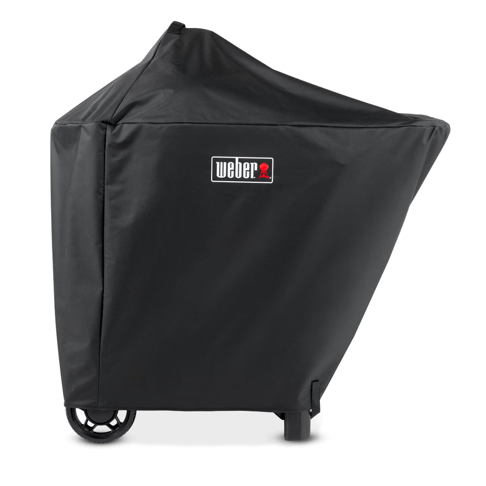 Weber Performer grill cover for 22-inch charcoal grill, weather resistant and UV protected.