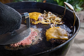 Weber pre-seasoned griddle ready to cook straight from the box
