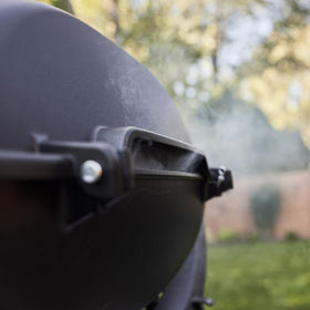 Weber Q 2800N+ high-dome-lid fits whole chickens for convenient grilling