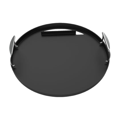 Weber round 22 inch kettle griddle insert with edge-to-edge surface