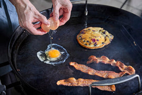 Weber rust-resistant carbon steel griddle for even heating