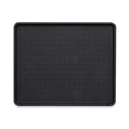 Weber Side Table Tool Rest silicone mat keeps surfaces clean and tools organized.