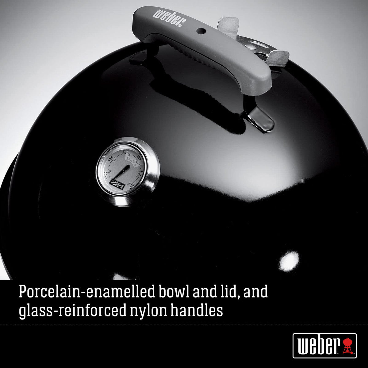 Weber Smokey Mountain dampers let you adjust temperature.
