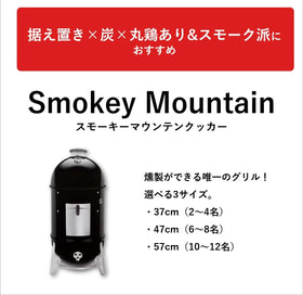 Weber Smokey Mountain 22-Inch exterior view shows classic finish and build