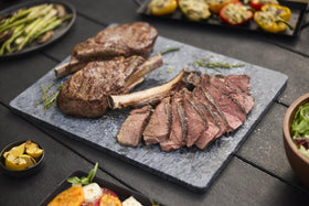 Weber Spirit EP-425 grease tray simplifies cleanup after grilling.