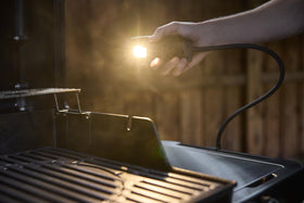 Weber Works Flex Light detachable flashlight provides portable lighting for prep