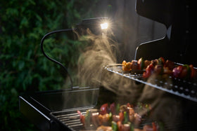 Weber Works Flex Light flexible stem lets you aim light precisely