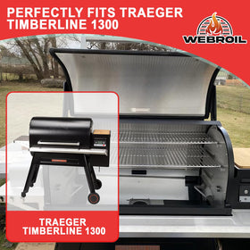 WEBROIL aluminum liner close-up highlights heat resistance.