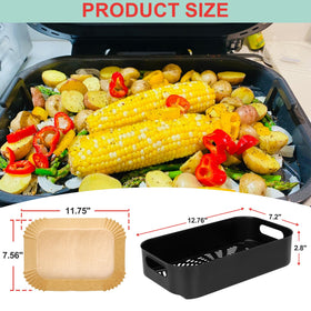 WEBROIL Disposable parchment liners for quick cleanup and mess control