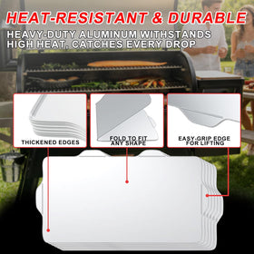 WEBROIL durable liner withstands long smokes without warping.
