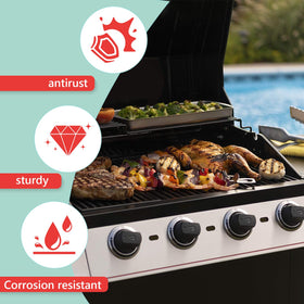 WEBROIL stainless emitter plates resist corrosion for long-lasting performance.