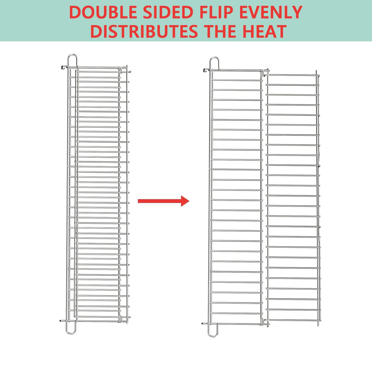 WEBROIL warming rack keeps foods warm without overcooking at a busy cookout.