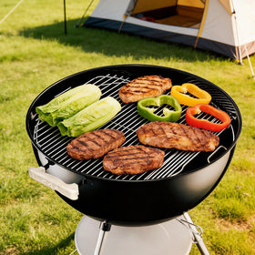 WEBROIL Weber two-grate pack delivers versatile grilling setup for family meals.