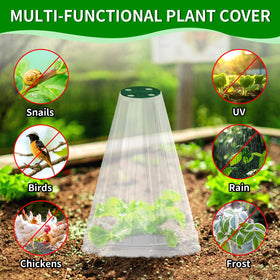 Webuys durable PVC cloche is reusable for multiple growing seasons
