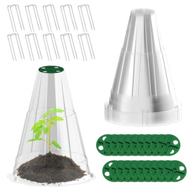 Webuys garden cloche with rotating vent for adjustable airflow and heat