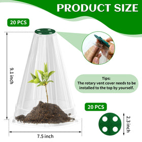 Webuys rotary vent cloche lets you control humidity for plant health