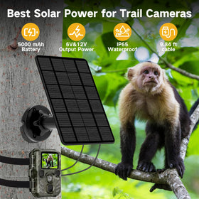 WECOOL solar panel trail camera battery unit demonstrates long lasting energy