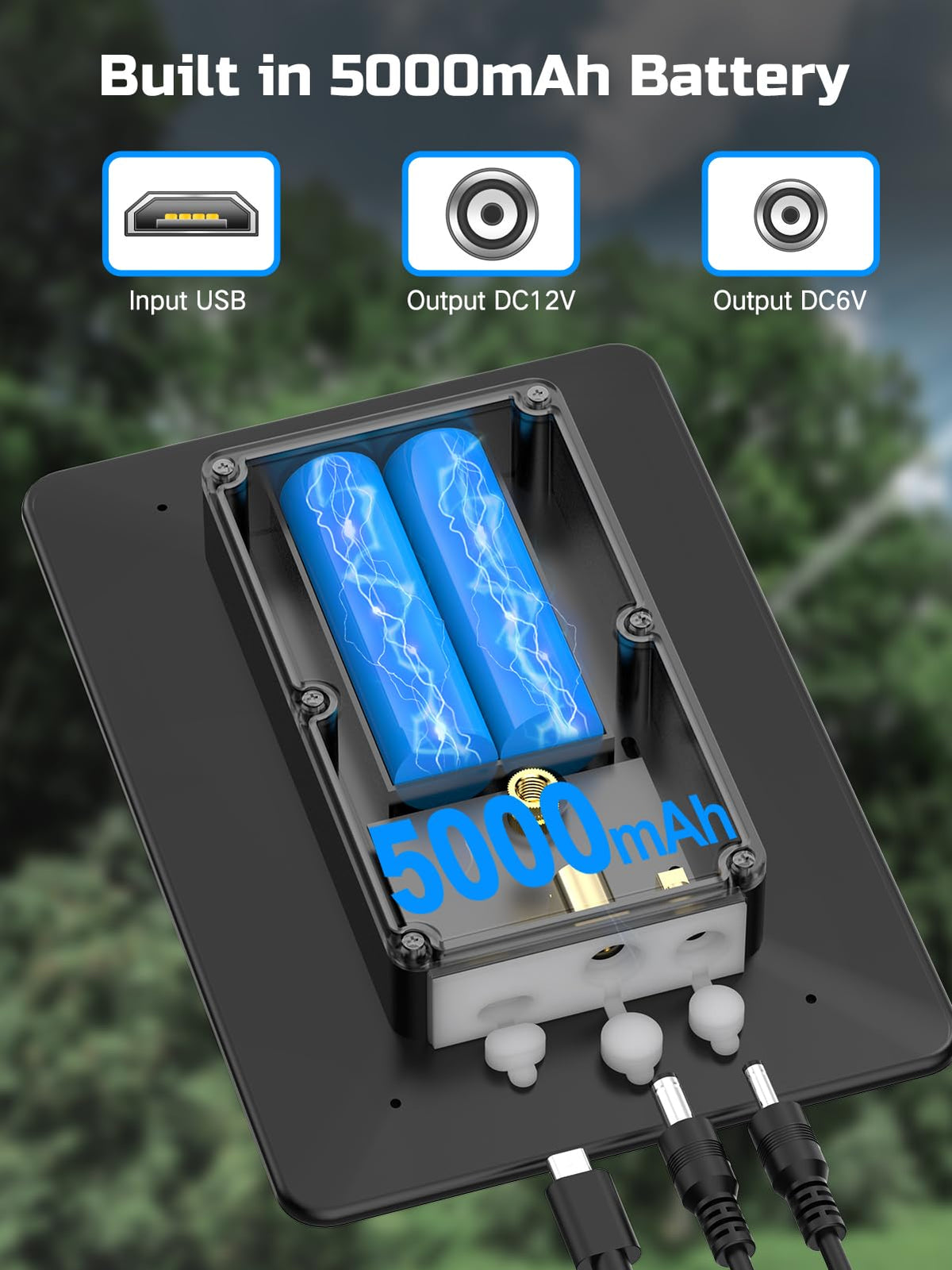 WECOOL Trail Panel 360-degree bracket enables versatile sunlight angles for continuous charging.