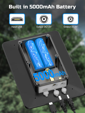 WECOOL Trail Panel 360-degree bracket enables versatile sunlight angles for continuous charging.