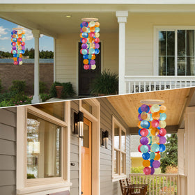 WeDoSoy capiz windchime makes a thoughtful housewarming or celebration gift.