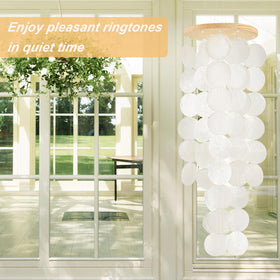 WeDoSoy wind chimes, 24-inch length, balanced decorative feature