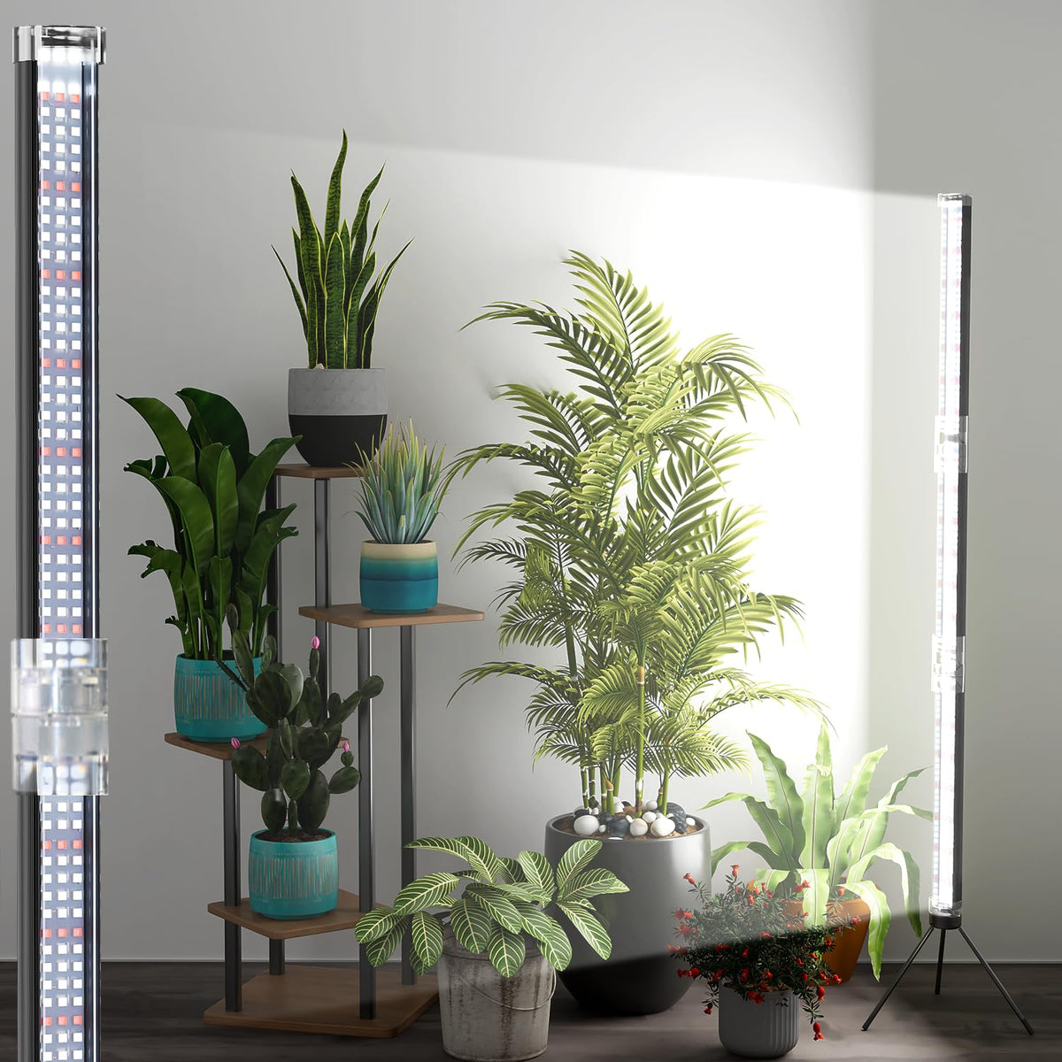 WeeLeeGoo 48-inch plant lamp delivers high-intensity full-spectrum lighting for robust indoor greens.