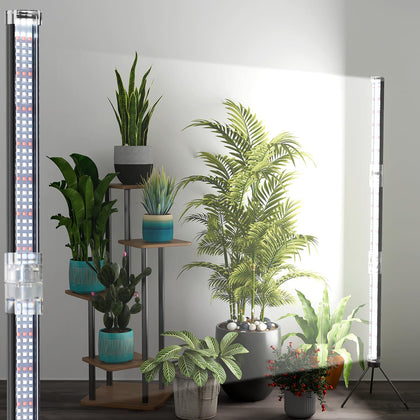 WeeLeeGoo 48-inch plant lamp delivers high-intensity full-spectrum lighting for robust indoor greens.