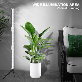 WeeLeeGoo side lighting design provides wide coverage for tall houseplants.