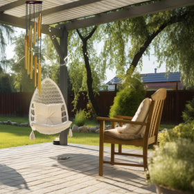 WEELIKMA wind chimes gift-ready packaging for outdoor decor