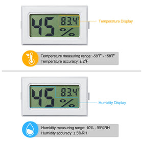 Weewooday thermometer-hygrometer in incubator setup for climate monitoring