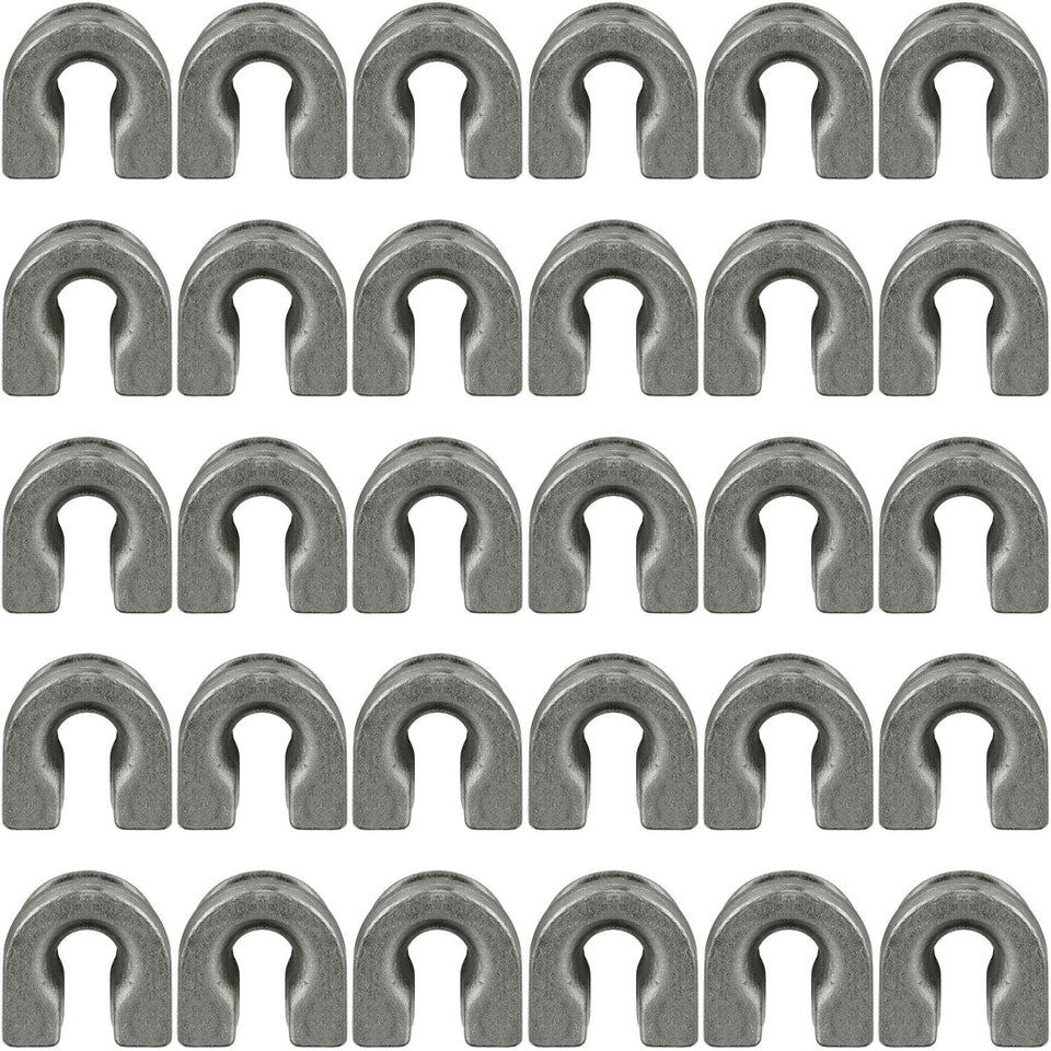 Weewooday trimmer head eyelet sleeves 30-pack for quick, durable replacements.