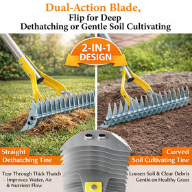 Wefaith rust-resistant steel tines endure outdoor use