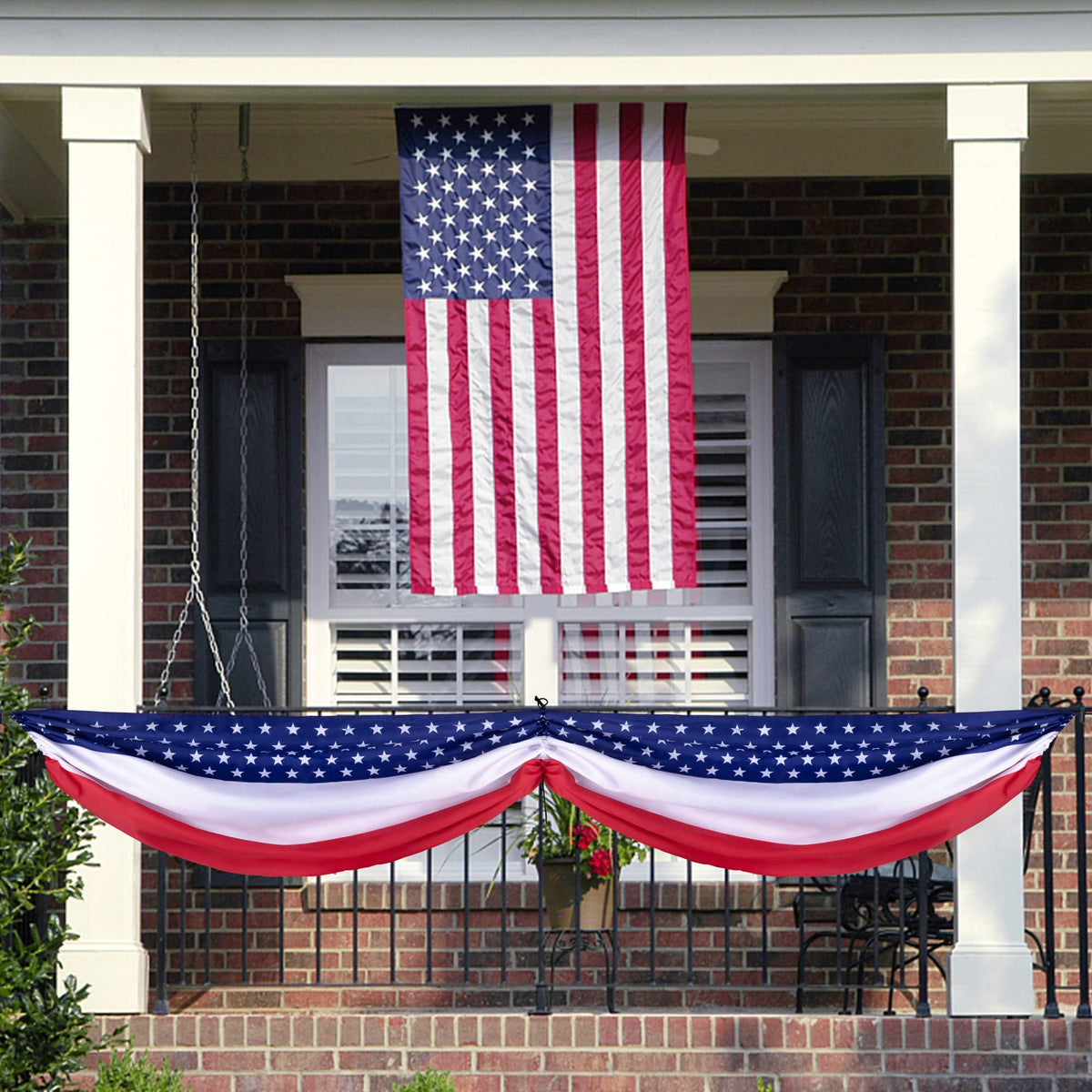 Wehhbtye two-banner set ideal for festive outdoor displays.
