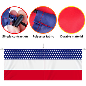 Wehhbtye outdoor-ready polyester banner withstands weather in porch settings.