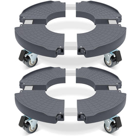 WEIBIDA round dolly with wheels supports heavy loads up to 440 pounds.