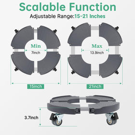 WEIBIDA durable base combines ABS plastic with stainless steel pipes for longevity.