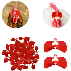 Weilan pinless peepers red large on chicken reducing pecking and stress