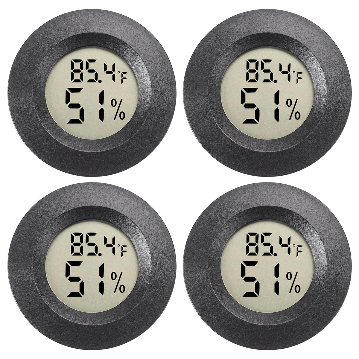 WEIMELTOY mini hygrometer with compact display for quick room monitoring