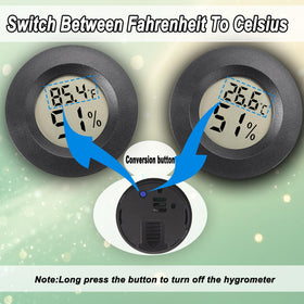 WEIMELTOY unit switch enables Celsius or Fahrenheit readings