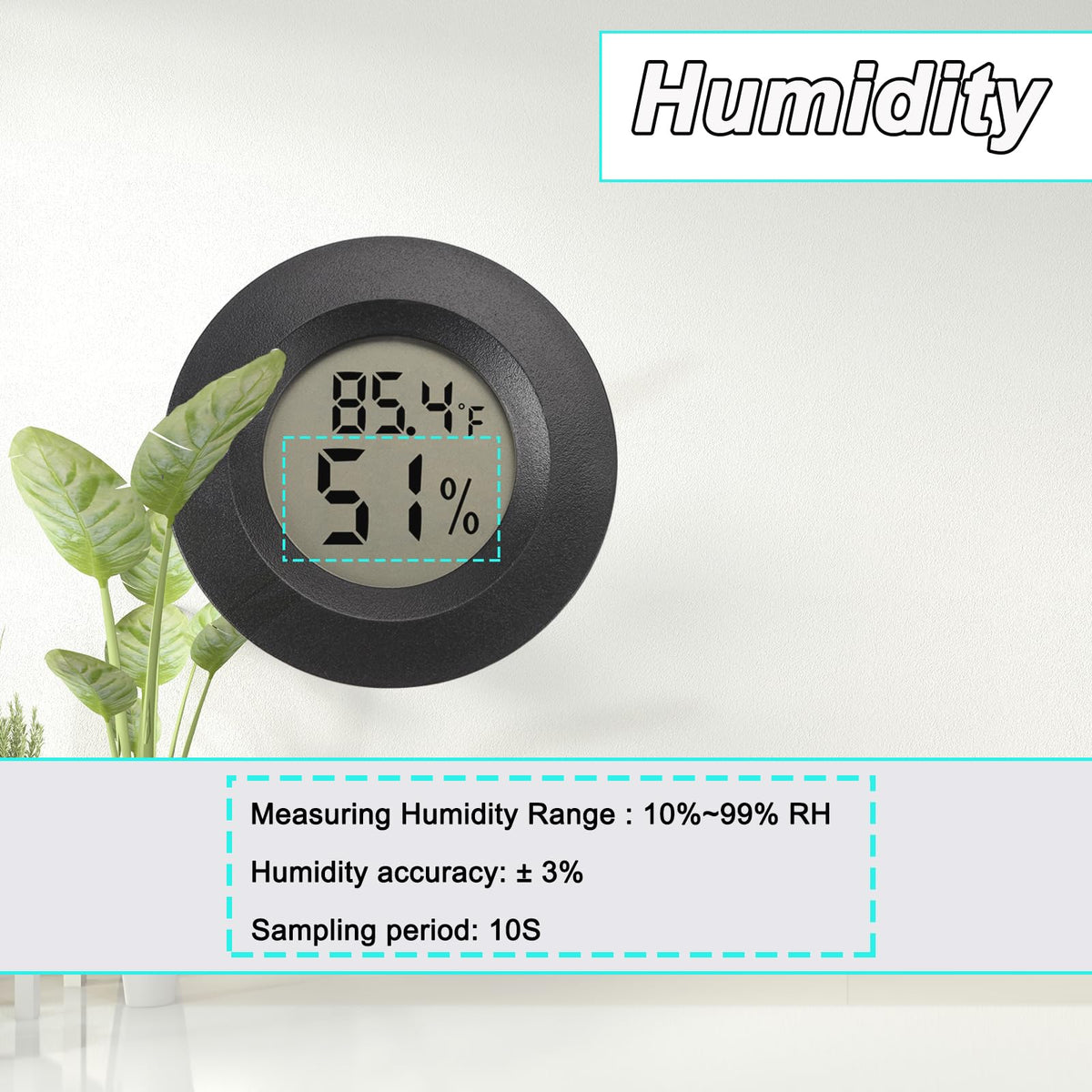 WEIMELTOY indoor/outdoor monitor for greenhouse and terrarium environments