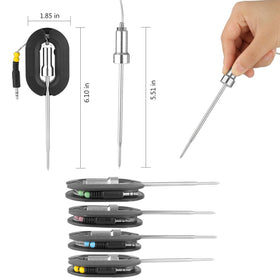WEINAS precision probes with 4.7-inch tips provide accurate readings.